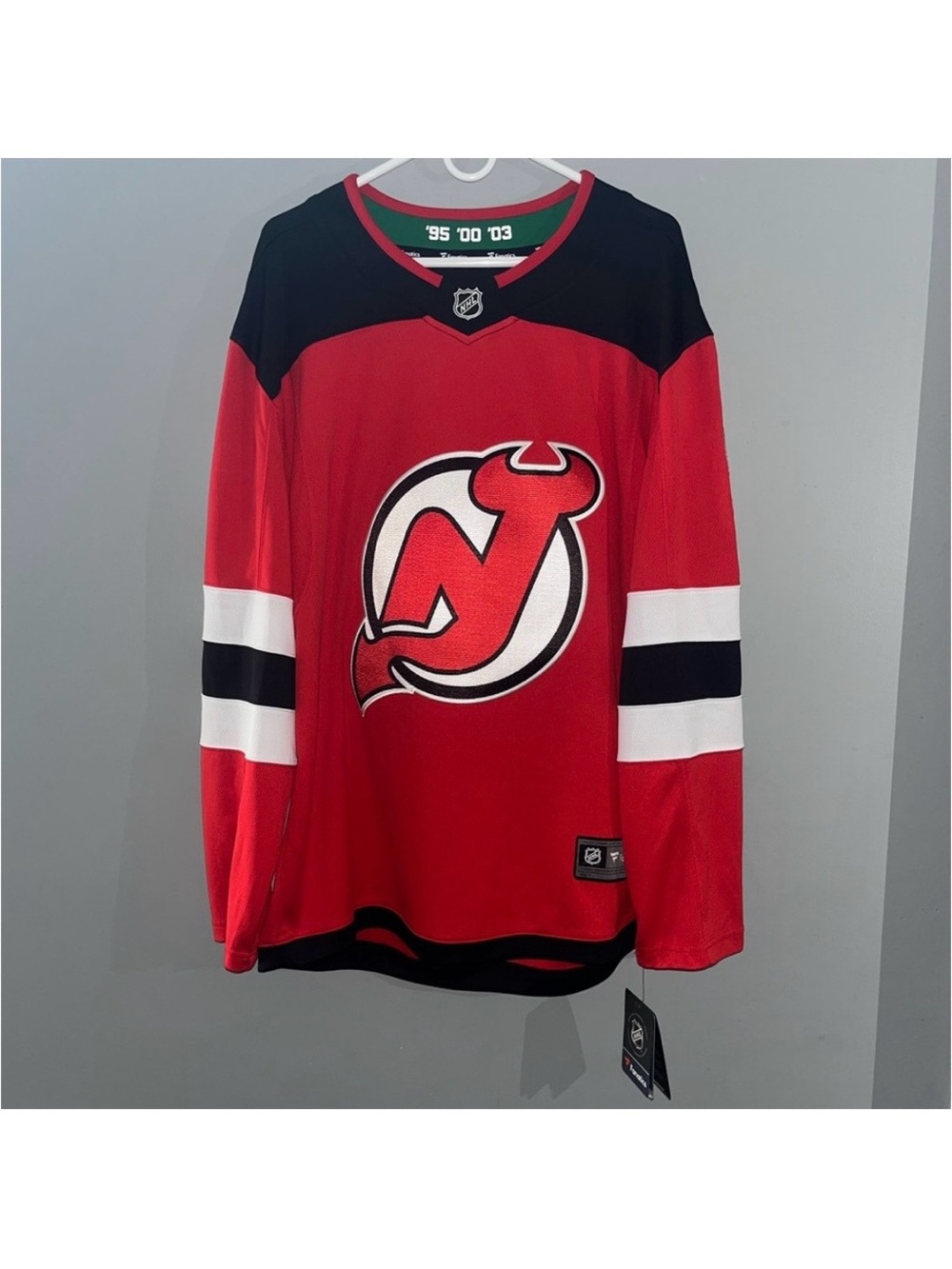 Authentic New Jersey Devils Red #9 Hall NHL Retro Home Hockey Jersey BRAND NEW